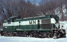 Michigan Northern RS-3 in Michigan winter