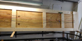 Thin benchwork of Cadillac ready to wire using the TTuB method.